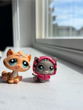 Lps bonbon tabby #1607 + mini tabby #1608